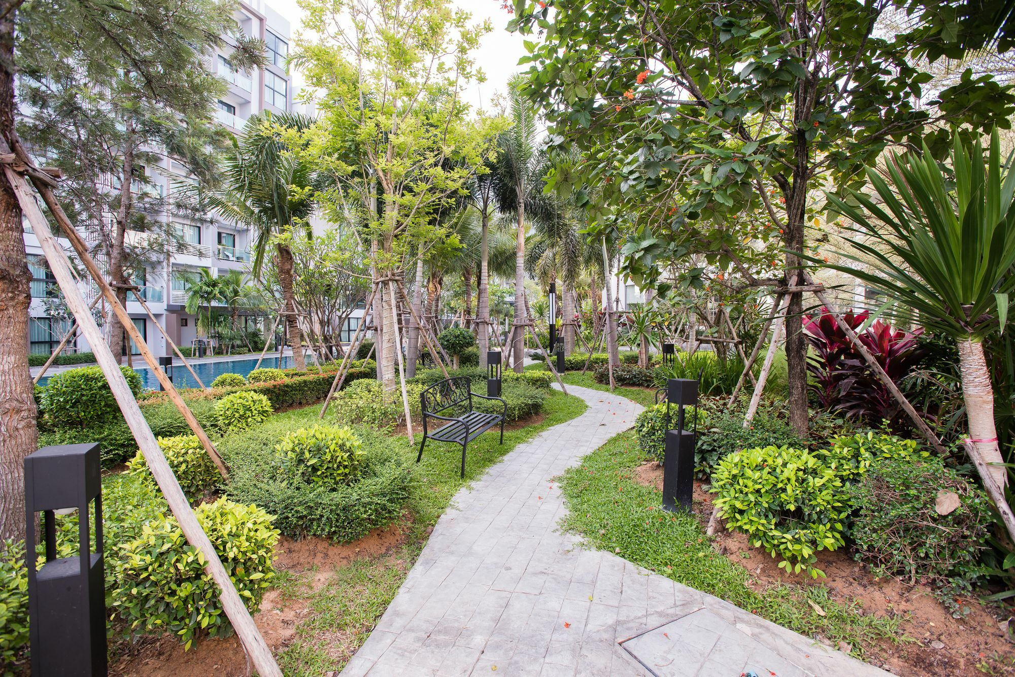 Dusit Grand Park Apartment Pantai Jomtien Bagian luar foto